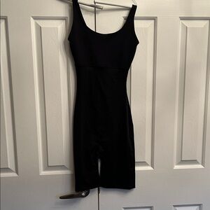Black Scoop Neck Bodycon  Shapewear suit